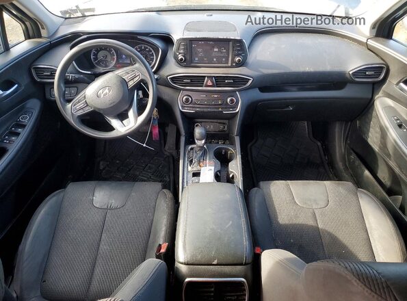 5NMS23AD5KH111653 2019 HYUNDAI SANTA Silver Առջևի վահանակի տեսք