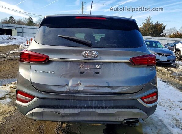 5NMS23AD5KH111653 2019 HYUNDAI SANTA Silver Հետևի տեսք