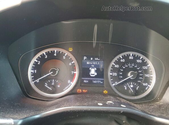 5NMS23AD5KH111653 2019 HYUNDAI SANTA Silver Սարքավորումների վահանակի տեսք