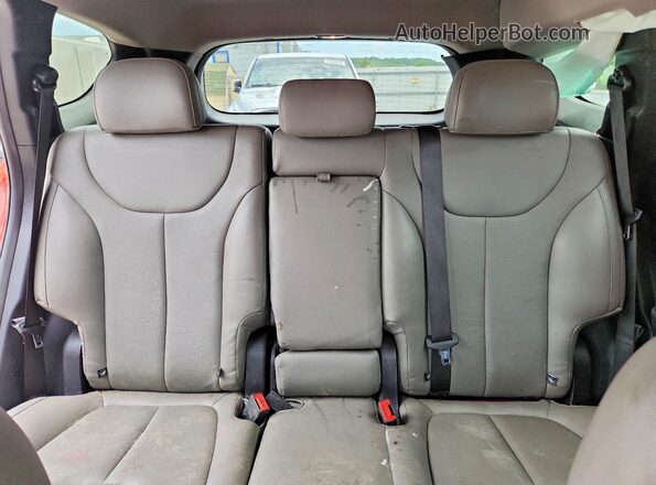 5NMS23AD5KH130168 2019 HYUNDAI SANTA Orange Widok tylnych siedzeń