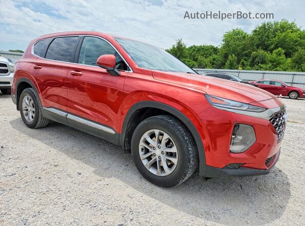 5NMS23AD5KH130168 2019 HYUNDAI SANTA Orange Przód prawy