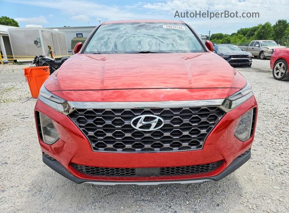 5NMS23AD5KH130168 2019 HYUNDAI SANTA Orange Widok z przodu