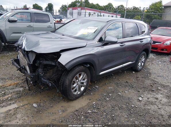 5NMS23AD5LH157548 2020 HYUNDAI SANTA FE Gray წინა მარცხენა ხედი სამი მეოთხედიდან