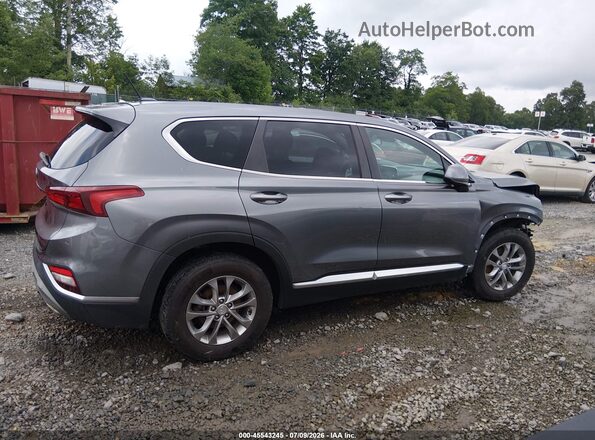 5NMS23AD5LH157548 2020 HYUNDAI SANTA FE Gray უკანა სალონის ხედი