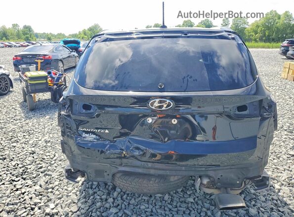 5NMS23AD5LH181591 2020 HYUNDAI SANTA Black Вид ззаду
