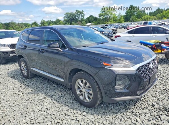 5NMS23AD5LH181591 2020 HYUNDAI SANTA Black Передня права чверть