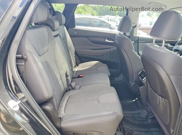 5NMS23AD5LH181591 2020 HYUNDAI SANTA Black Вид задньої частини салону