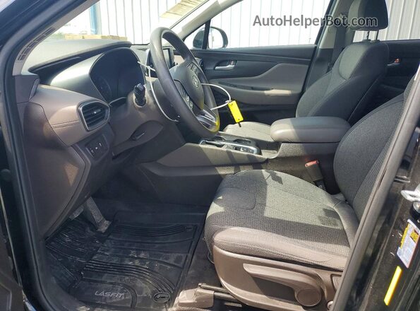 5NMS23AD5LH181591 2020 HYUNDAI SANTA Black Вид салону спереду