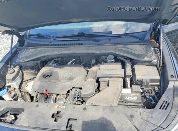5NMS23AD5LH181591 2020 HYUNDAI SANTA Black Вид підкапотного простору