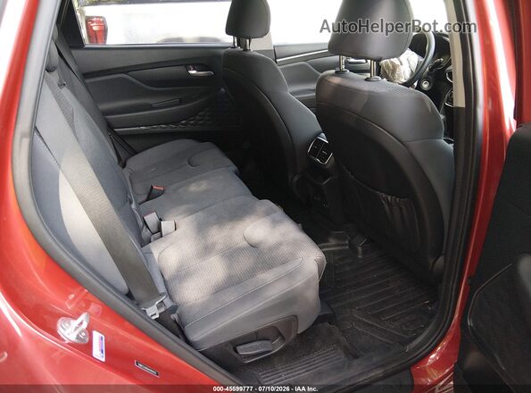 5NMS23AD6KH009424 2019 HYUNDAI SANTA FE Red Widok naklejki z numerem VIN