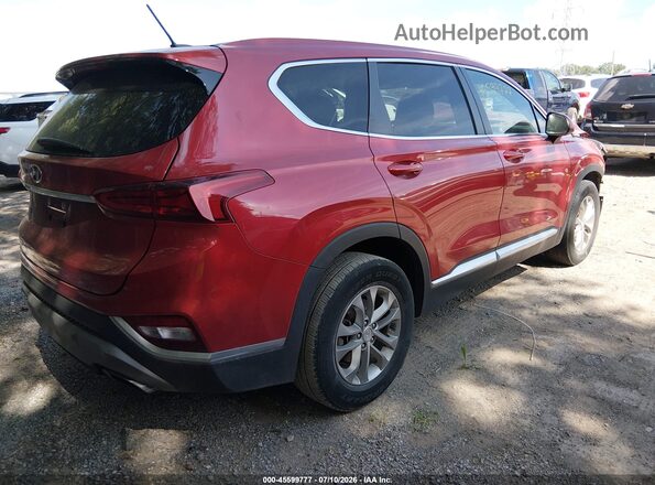 5NMS23AD6KH009424 2019 HYUNDAI SANTA FE Red Tył prawy