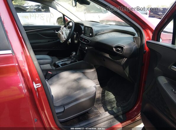 5NMS23AD6KH009424 2019 HYUNDAI SANTA FE Red Widok wnętrza z przodu