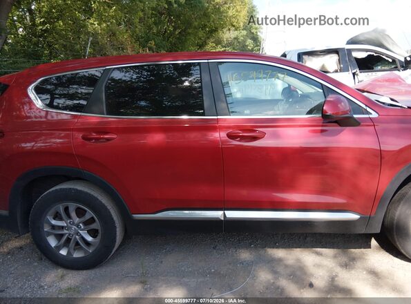 5NMS23AD6KH009424 2019 HYUNDAI SANTA FE Red Widok wnętrza 360 stopni