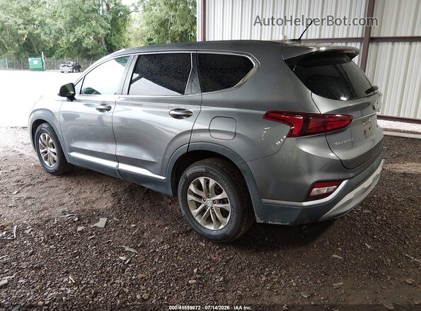 5NMS23AD6KH083720 2019 HYUNDAI SANTA FE Gray Задня ліва чверть