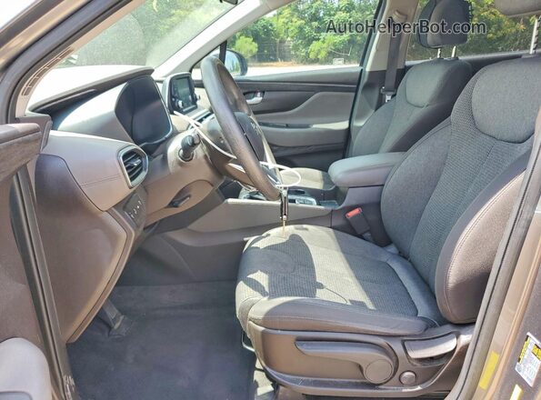 5NMS23AD7KH036017 2019 HYUNDAI SANTA Серый Вид салона спереди