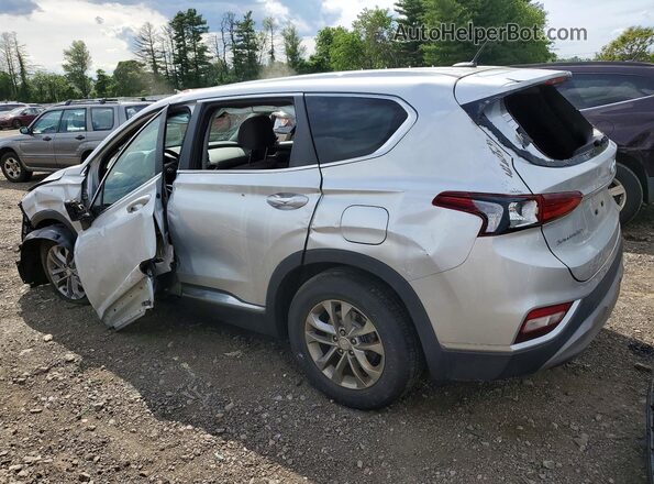 5NMS23AD7KH036079 2019 HYUNDAI SANTA Silver Հետևի ձախ