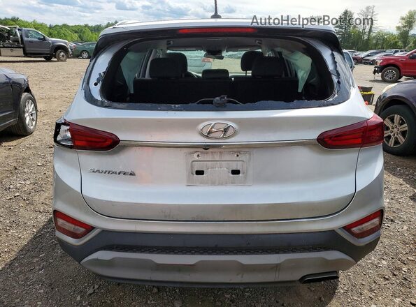 5NMS23AD7KH036079 2019 HYUNDAI SANTA Silver Հետևի տեսք