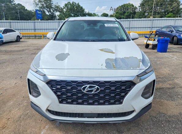 5NMS23AD7KH064335 2019 HYUNDAI SANTA White Widok z przodu