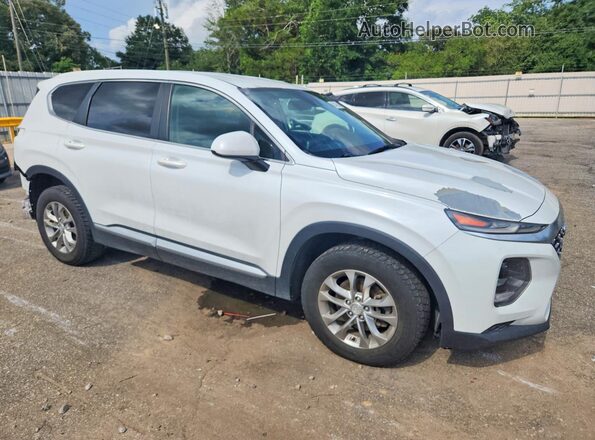 5NMS23AD7KH064335 2019 HYUNDAI SANTA White Przód prawy