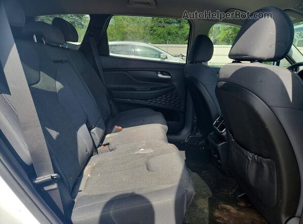 5NMS23AD7KH064335 2019 HYUNDAI SANTA White Widok wnętrza z tyłu