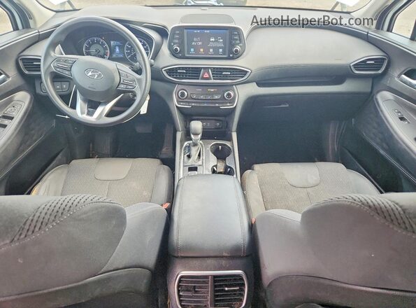 5NMS23AD7KH064335 2019 HYUNDAI SANTA White Widok deski rozdzielczej