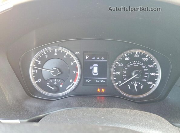 5NMS23AD7LH155090 2020 HYUNDAI SANTA Gray Սարքավորումների վահանակի տեսք