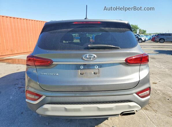 5NMS23AD7LH155090 2020 HYUNDAI SANTA Gray Հետևի տեսք