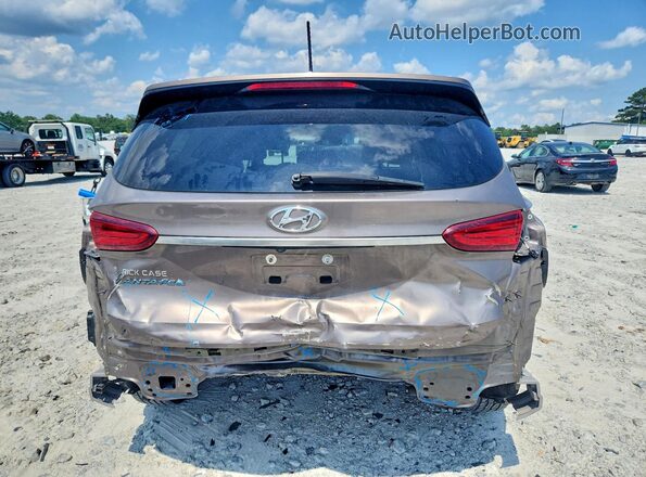 5NMS23AD7LH180233 2020 HYUNDAI SANTA Tan Vista trasera