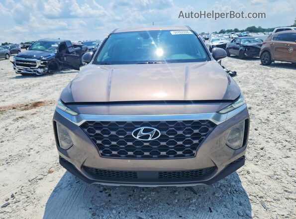 5NMS23AD7LH180233 2020 HYUNDAI SANTA Tan Vista frontal