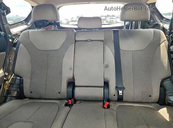 5NMS23AD7LH180233 2020 HYUNDAI SANTA Tan Vista de los asientos traseros