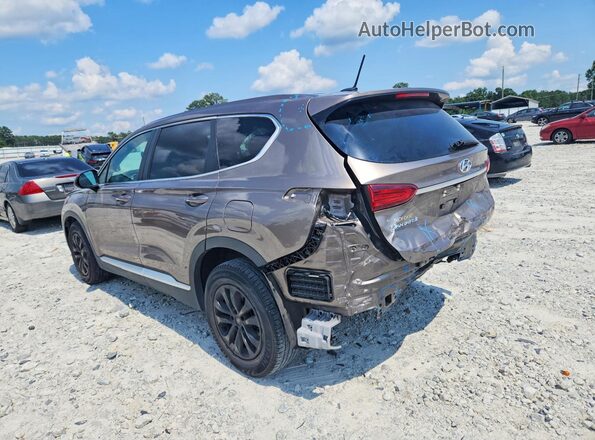 5NMS23AD7LH180233 2020 HYUNDAI SANTA Tan Trasero izquierdo