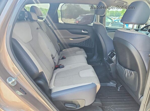 5NMS23AD7LH180233 2020 HYUNDAI SANTA Tan Vista interior trasera