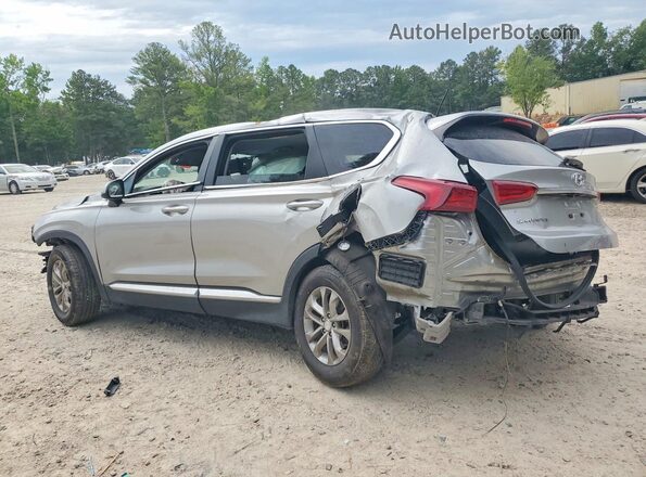 5NMS23AD7LH194326 2020 HYUNDAI SANTA Silver Rear left