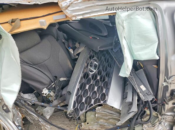 5NMS23AD7LH194326 2020 HYUNDAI SANTA Silver Rear interior view