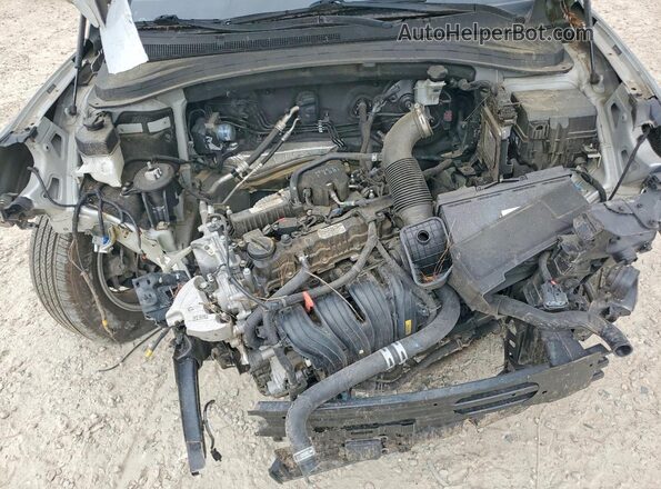 5NMS23AD7LH194326 2020 HYUNDAI SANTA Silver Engine compartment view