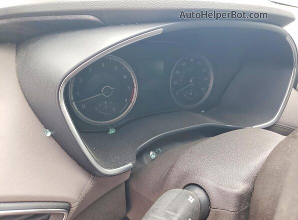 5NMS23AD7LH194326 2020 HYUNDAI SANTA Silver Instrument cluster view