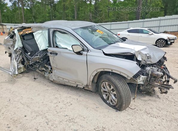 5NMS23AD7LH194326 2020 HYUNDAI SANTA Silver Front right