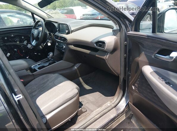 5NMS23AD7LH278789 2020 HYUNDAI SANTA FE Gray Widok wnętrza z przodu
