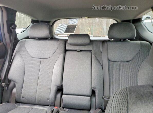 5NMS23AD8KH020764 2019 HYUNDAI SANTA Blue Հետևի նստատեղերի տեսք