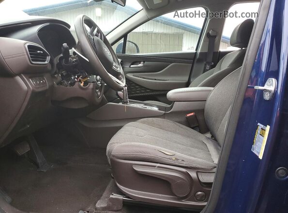 5NMS23AD8KH020764 2019 HYUNDAI SANTA Blue Սալոնի դիմացի տեսք