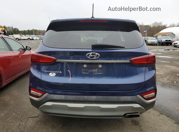 5NMS23AD8KH020764 2019 HYUNDAI SANTA Blue Հետևի տեսք