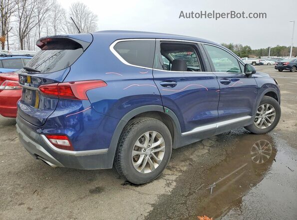 5NMS23AD8KH020764 2019 HYUNDAI SANTA Blue Հետևի աջ