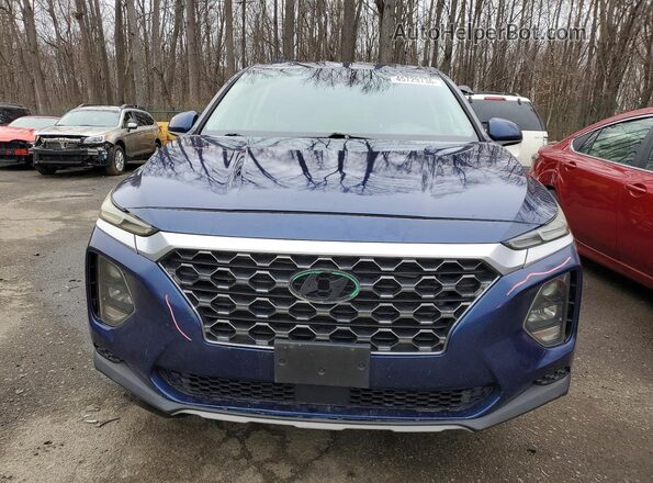 5NMS23AD8KH020764 2019 HYUNDAI SANTA Blue Դիմացի տեսք