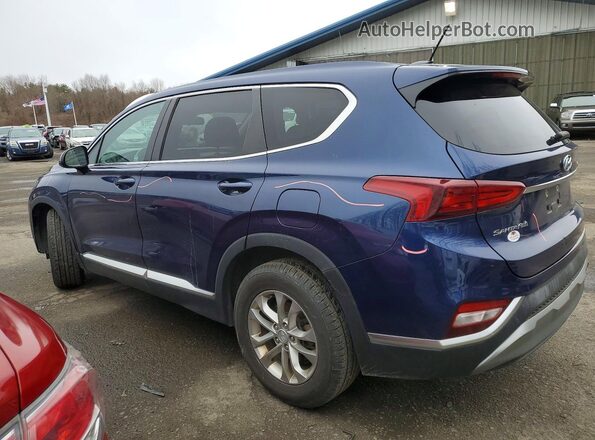 5NMS23AD8KH020764 2019 HYUNDAI SANTA Blue Հետևի ձախ