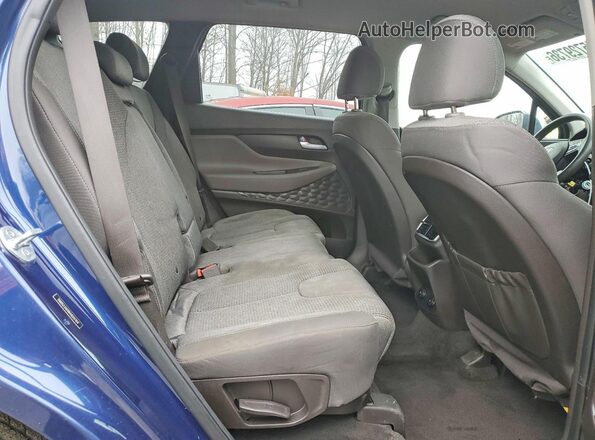 5NMS23AD8KH020764 2019 HYUNDAI SANTA Blue Սալոնի հետևի տեսք