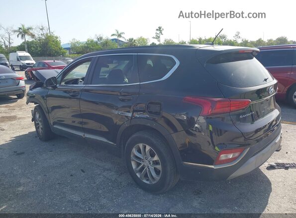 5NMS23AD8KH074565 2019 HYUNDAI SANTA FE Black Rear left