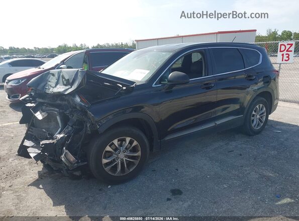 5NMS23AD8KH074565 2019 HYUNDAI SANTA FE Black Front left
