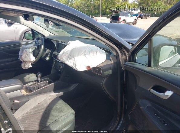 5NMS23AD8KH074565 2019 HYUNDAI SANTA FE Black Front interior view