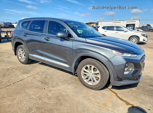 5NMS23AD8KH099644 2019 HYUNDAI SANTA Gray Front right