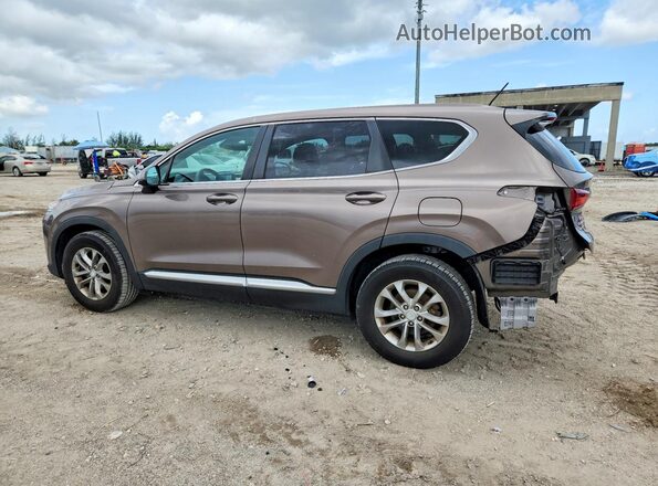 5NMS23AD8KH130861 2019 HYUNDAI SANTA Brown Tył lewy